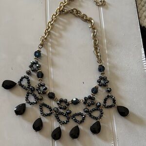 Elegant Black and Gold Necklace